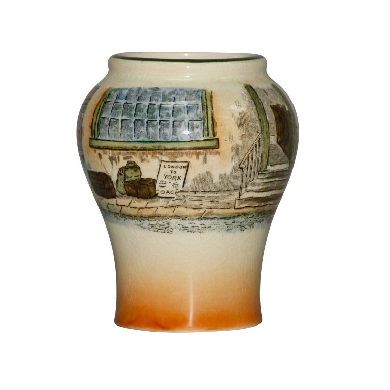 Dickens Capn Cuttle Vase 5H - Royal Doulton Seriesware