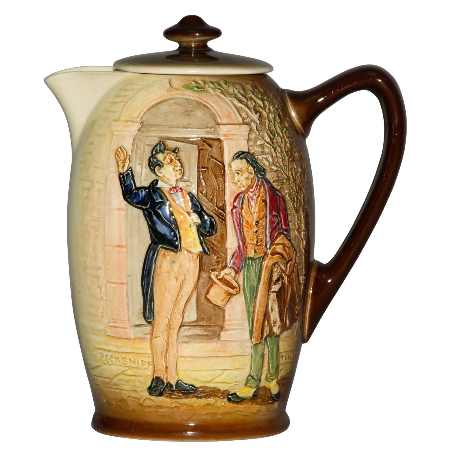 Dickens Relief Pecksniff Pitch - Royal Doulton Seriesware