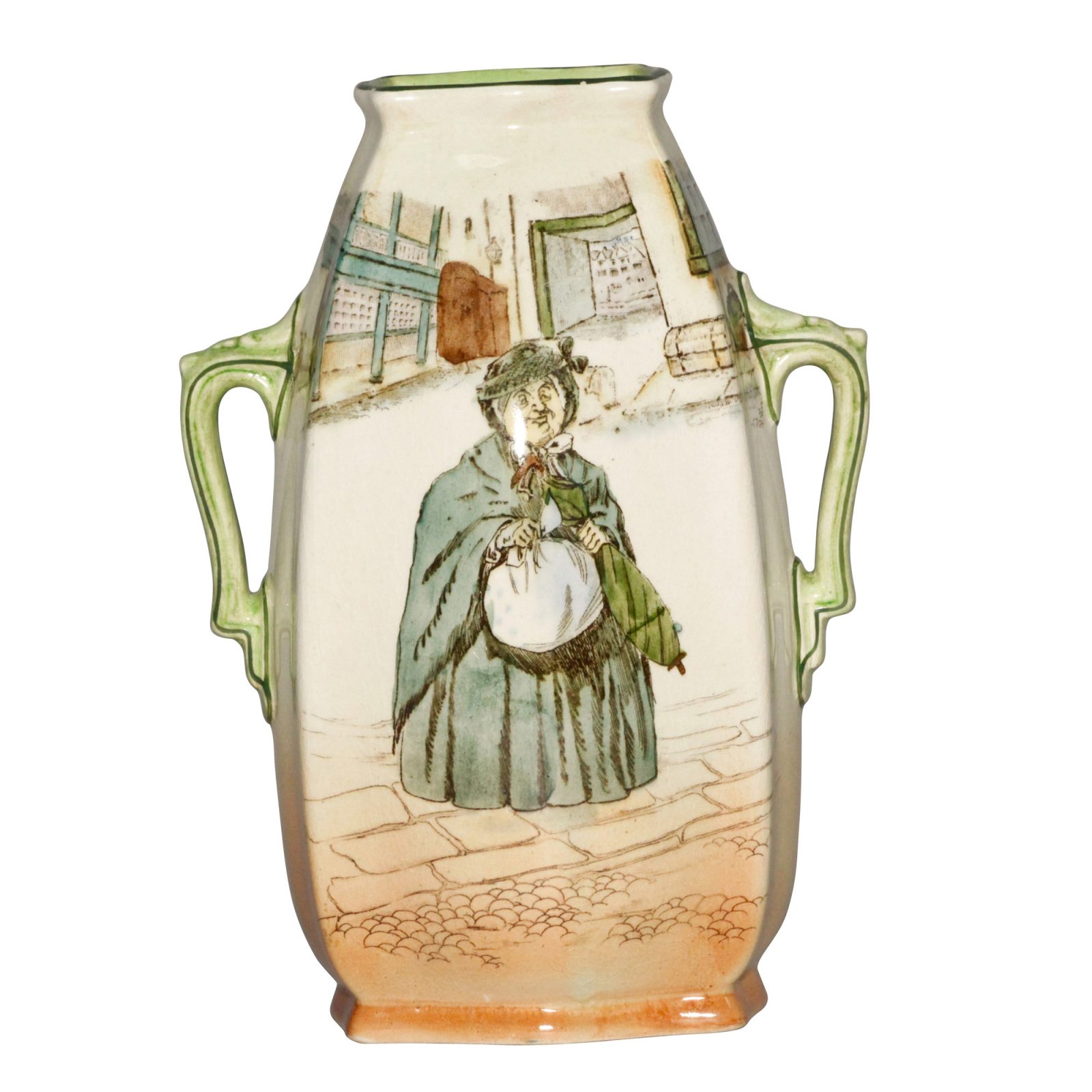 Dickens Sairey Gamp Vase SQ 9H - Royal Doulton Seriesware