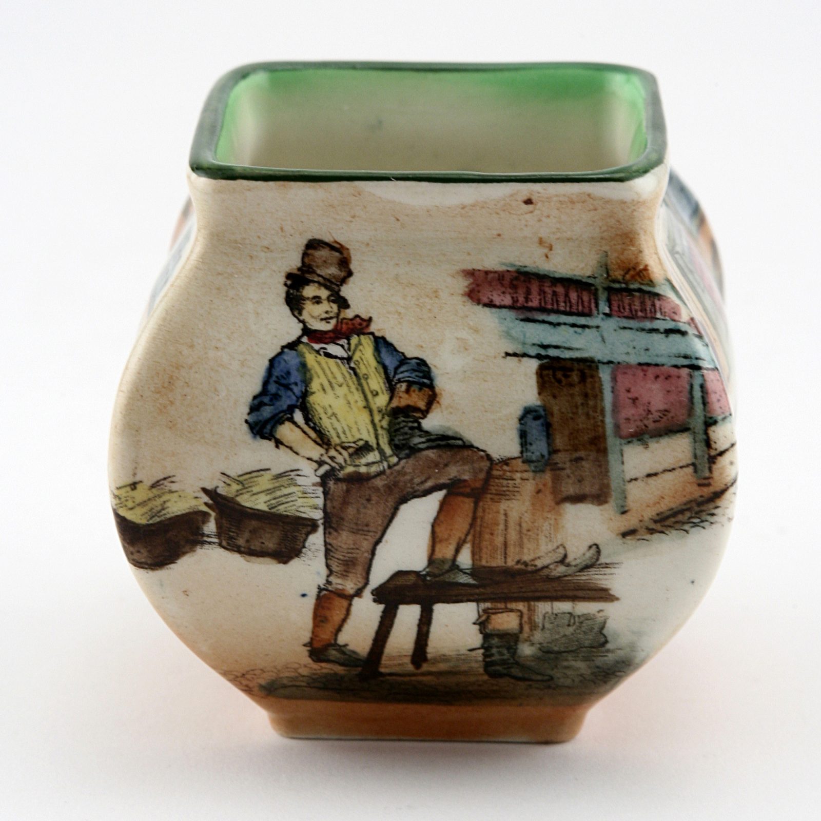 Dickens Sam Weller Vase Square Miniature - Royal Doulton Seriesware