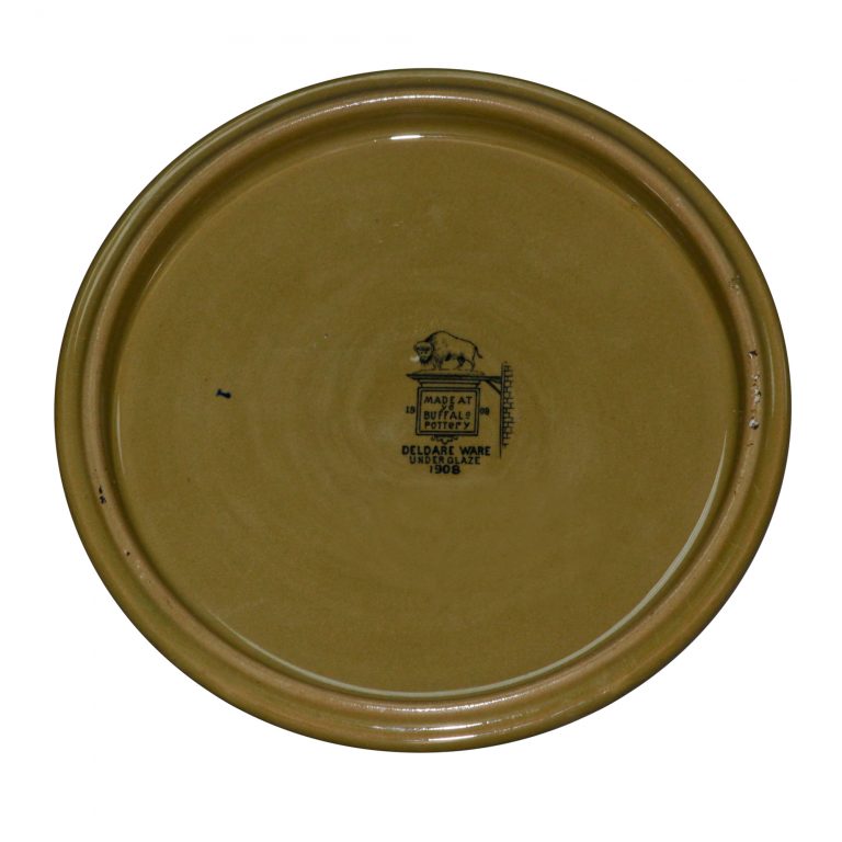Travel Tile "Traveling in ye Olden Days" - Buffalo Pottery Deldare Ware
