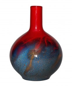 Veined Vase 1618 - Royal Doulton Flambe