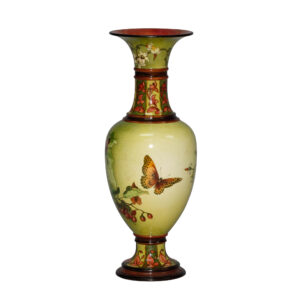 Faience Vase Butterflies - Royal Doulton Stoneware