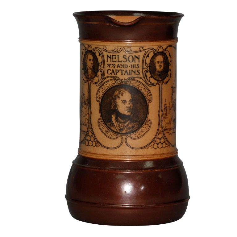 Nelson and His Capt Pitcher BR - Royal Doulton Stoneware