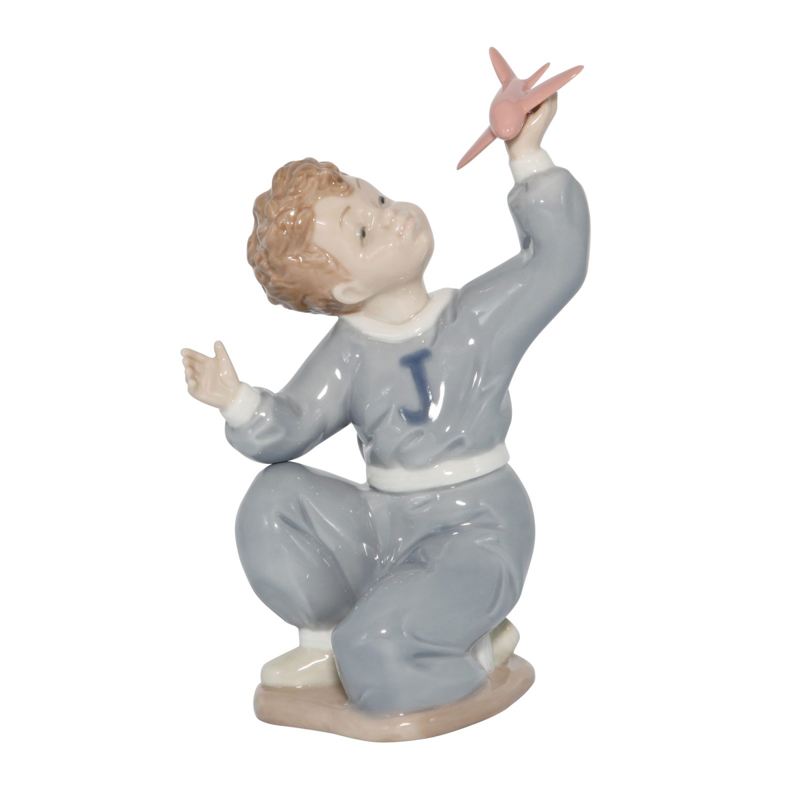 Boy with Toy Plane 1133 - Lladro Figure