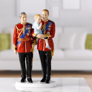 Future Kings HN5884 (Prince Charles, Prince Edward and Prince George) - Royal Doulton Figurine