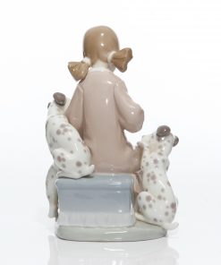Sweety Girl with Puppies 1248 - Lladro Figure