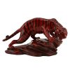 Tiger on Rock BA71 - Royal Doulton Flambe