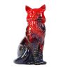 Cat Seated Veined - Royal Doulton Flambe