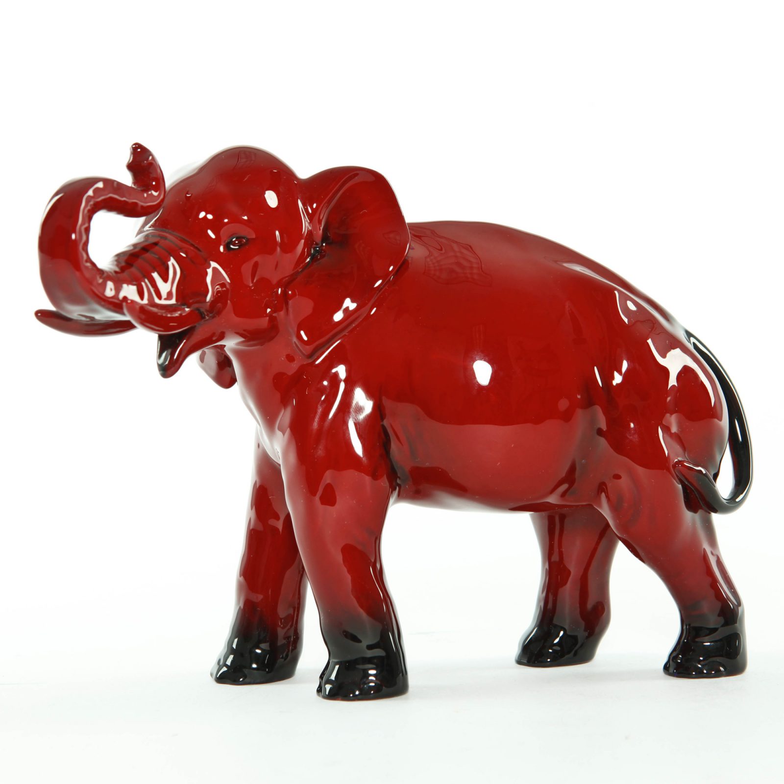 Elephant Trunk in Salute - Large - Royal Doulton Flambe
