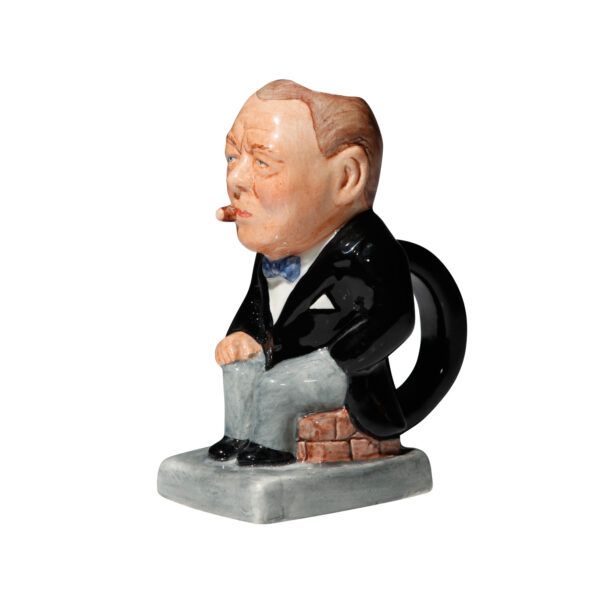 Winston Churchill Toby Jug - (Black jacket and grey pants) - Bairstow Manor Collectables