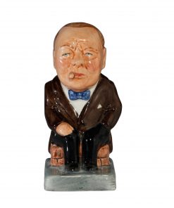 Winston Churchill Toby Jug - (Brown jacket and black pants) - Bairstow Manor Collectables