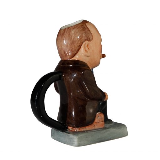 Winston Churchill Toby Jug - (Brown jacket and black pants) - Bairstow Manor Collectables