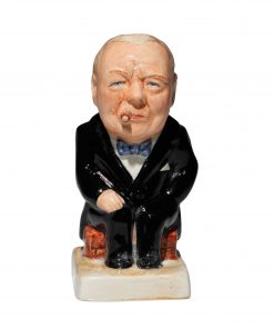 Winston Churchill Toby Jug - (Black jacket and black pants) - Bairstow Manor Collectables