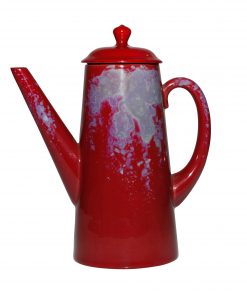 Coffee Pot with Lid - Royal Doulton Flambe