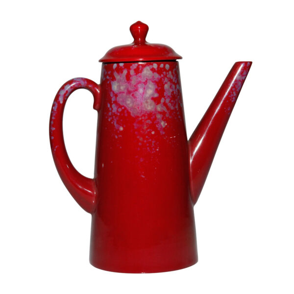 Coffee Pot with Lid - Royal Doulton Flambe