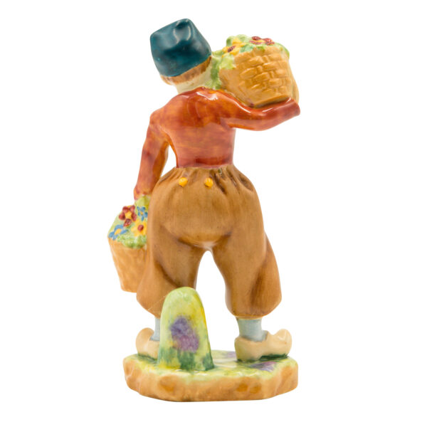 Dutch Boy Orange Jacket RW2923 - Royal Worcester Figurine