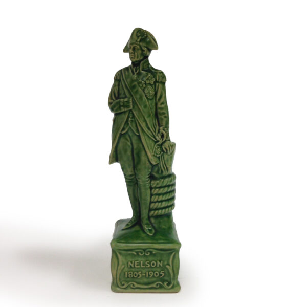 Lord Nelson Figure Green 8H - Royal Doulton Stoneware