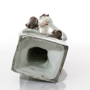 Satyr Playing Flute - Goldscheider Figure