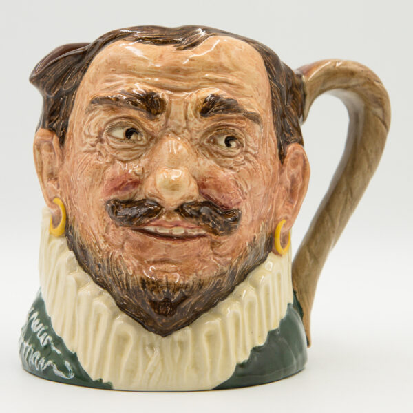 Drake Hatless Green D6115 - Royal Doulton Large Character Jug