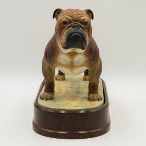 Bulldog Standing (Large) - Royal Worcester Dog