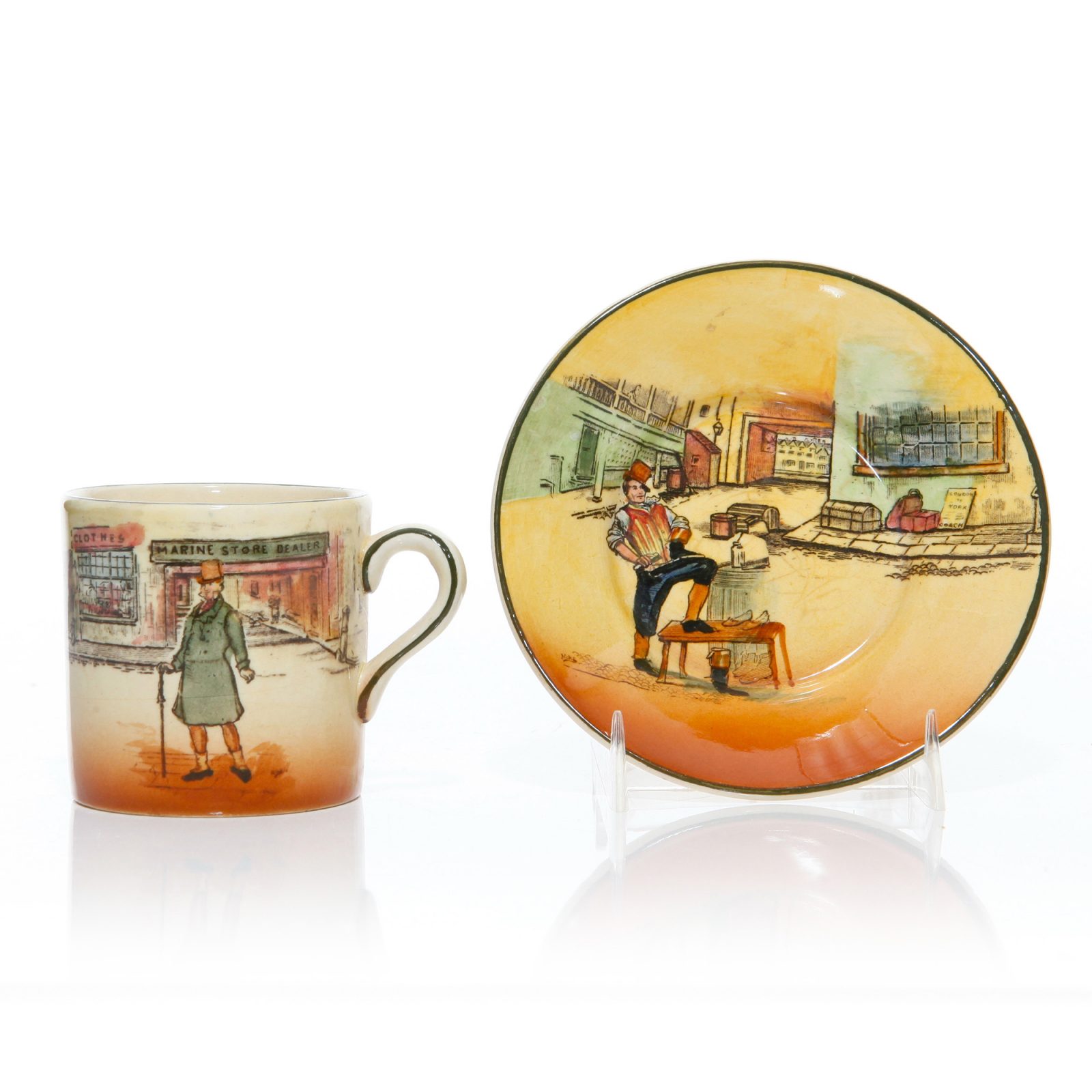 Dickens Demitasse Cup Saucer - Royal Doulton Seriesware