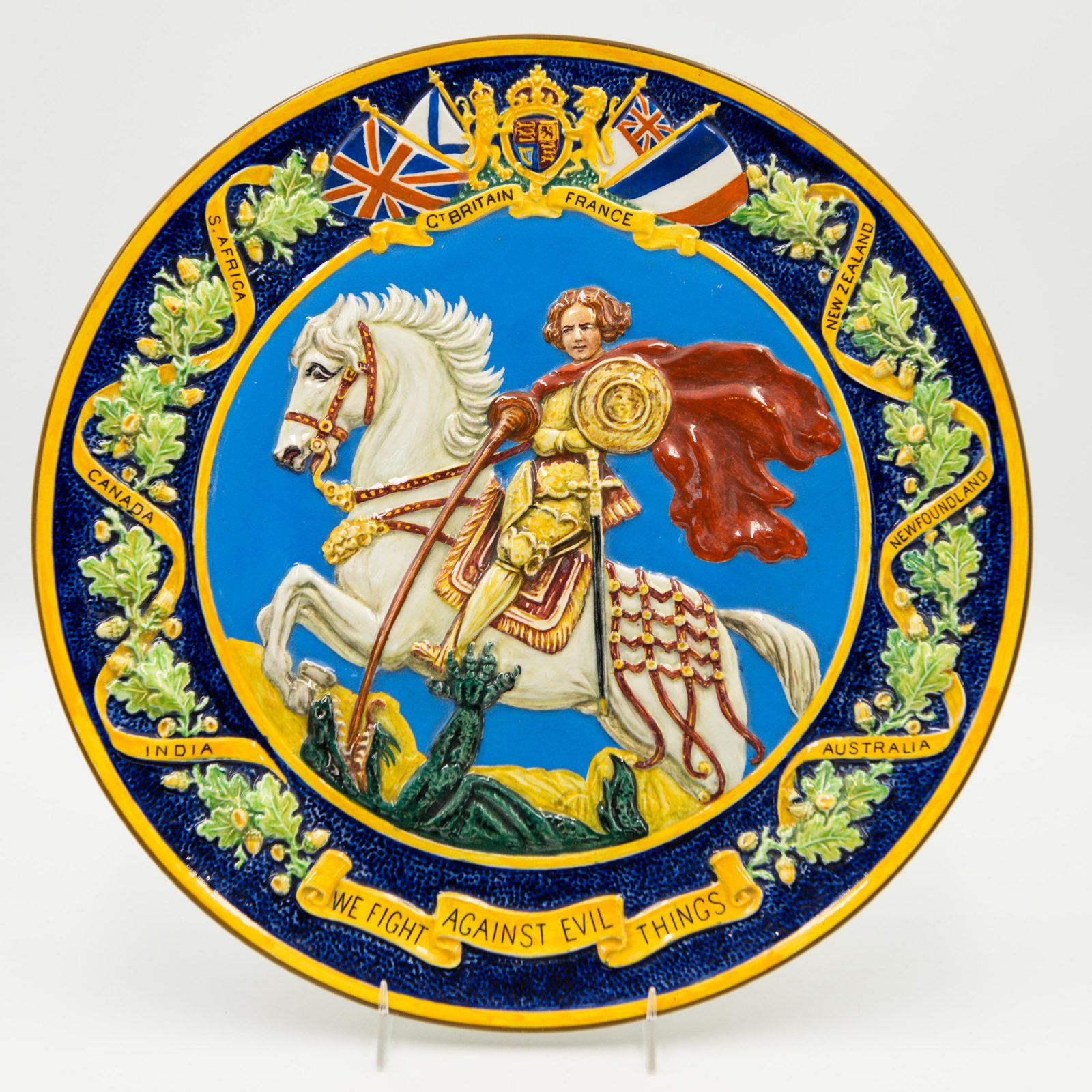 St George and Dragon Plaque