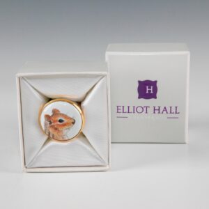 Elliot Hall Enamel Box Chiipmunk