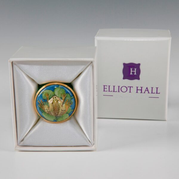 Elliot Hall Enamel Box Frog