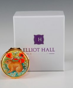 Elliot Hall Enamel Box Poppyfields